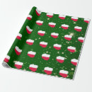 Search for poland wrapping paper Red