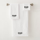 Search for fathers day bath towels Typography