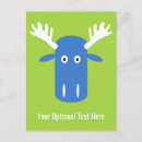 Search for cute moose postcards Illustration