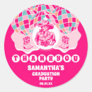 Search for cowgirl thank you stickers Pink