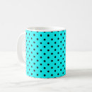 Search for polka dot background mugs Black