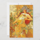 Search for alphonse mucha invitations Autumn