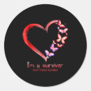 Search for heart disease ribbon stickers Valentineâ