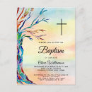 Search for neutral christening invitations Watercolor