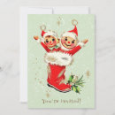 Search for retro christmas invitations Snow
