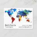 Search for world map business cards Trip