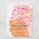 Search for orange 50th birthday invitations Modern