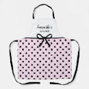 Search for black polka dots aprons Cute