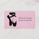 Search for point business cards Ballet