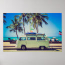 Search for vintage bus posters Beach