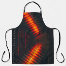 Search for black metal aprons Background