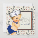 Search for little sailor baby shower invitations Anchor