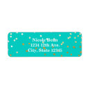 Search for blue dots return address labels Trendy