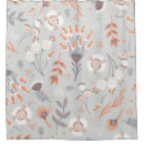 Search for orange and gray shower curtains Vintage