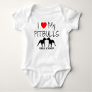 Search for pitbull baby bodysuits For kids