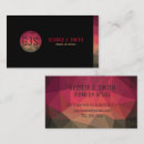 Search for polygon business cards Geometric