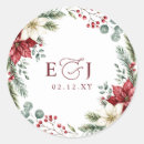 Search for pinecone wedding stickers Winter