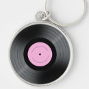 Search for vinyl records key rings Round