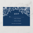 Search for damask rsvp cards White