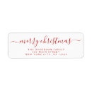 Search for merry christmas return address labels Simple