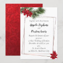 Search for poinsettia wedding invitations Pine