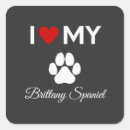 Search for brittany dog stickers Spaniel