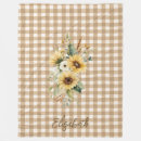 Search for sunflower blankets Rustic