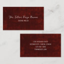 Search for grunge business cards Red