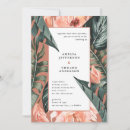 Search for coral pink wedding invitations Green