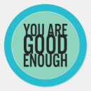 Search for self empowerment stickers Typography