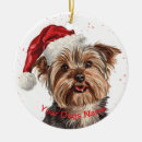 Search for yorkshire christmas tree decorations Puppy