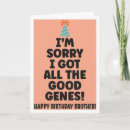 Search for funny brother birthday cards Modern