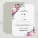 Search for protea wedding invitations Blush