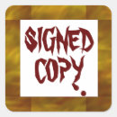 Search for authors stickers Signature