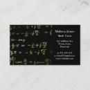 Search for math teacher business cards Mathematic
