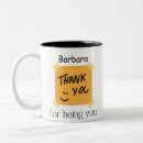 Search for thank you note mugs Thanks