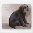 Search for labrador mousepads Chocolate lab