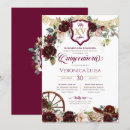 Search for burgundy roses invitations Red