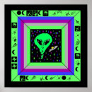 Search for alien ship posters Flying saucer