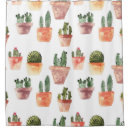Search for cactus shower curtains Watercolor