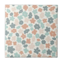 Search for flower print tiles Retro