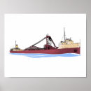 Search for great lakes posters Lake freighter