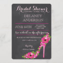 Search for high heel shoes bridal shower invitations Floral