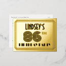 Search for 86th birthday invitations Elegant
