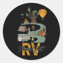 Search for funny travel stickers Camping