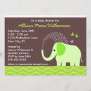 Search for elephant and butterfly invitations Baby