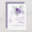 Search for lavender and silver wedding invitations Couple