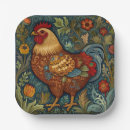 Search for chicken paper plates Vintage