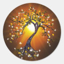 Search for autumn sunset stickers Trees