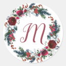Search for burgundy monogram stickers Monogrammed